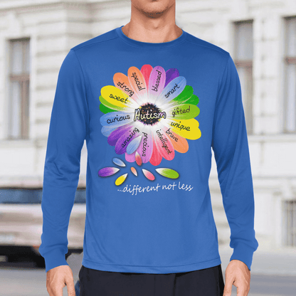 Autism diffrrent not less The Autism T-Shirt, Gift for People with Depression,