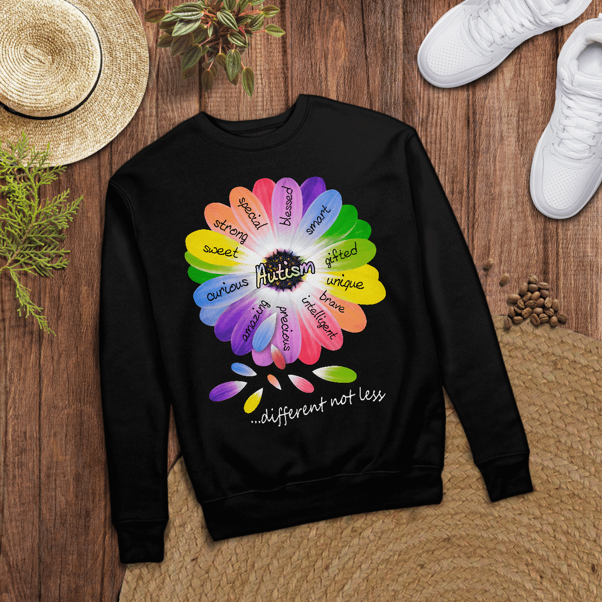 Autism diffrrent not less The Autism T-Shirt, Gift for People with Depression,
