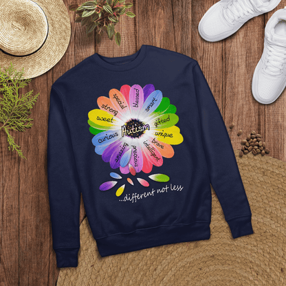 Autism diffrrent not less The Autism T-Shirt, Gift for People with Depression,