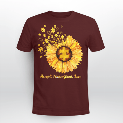 Act understand love The Autism T-Shirt, Gift for People with Depression,