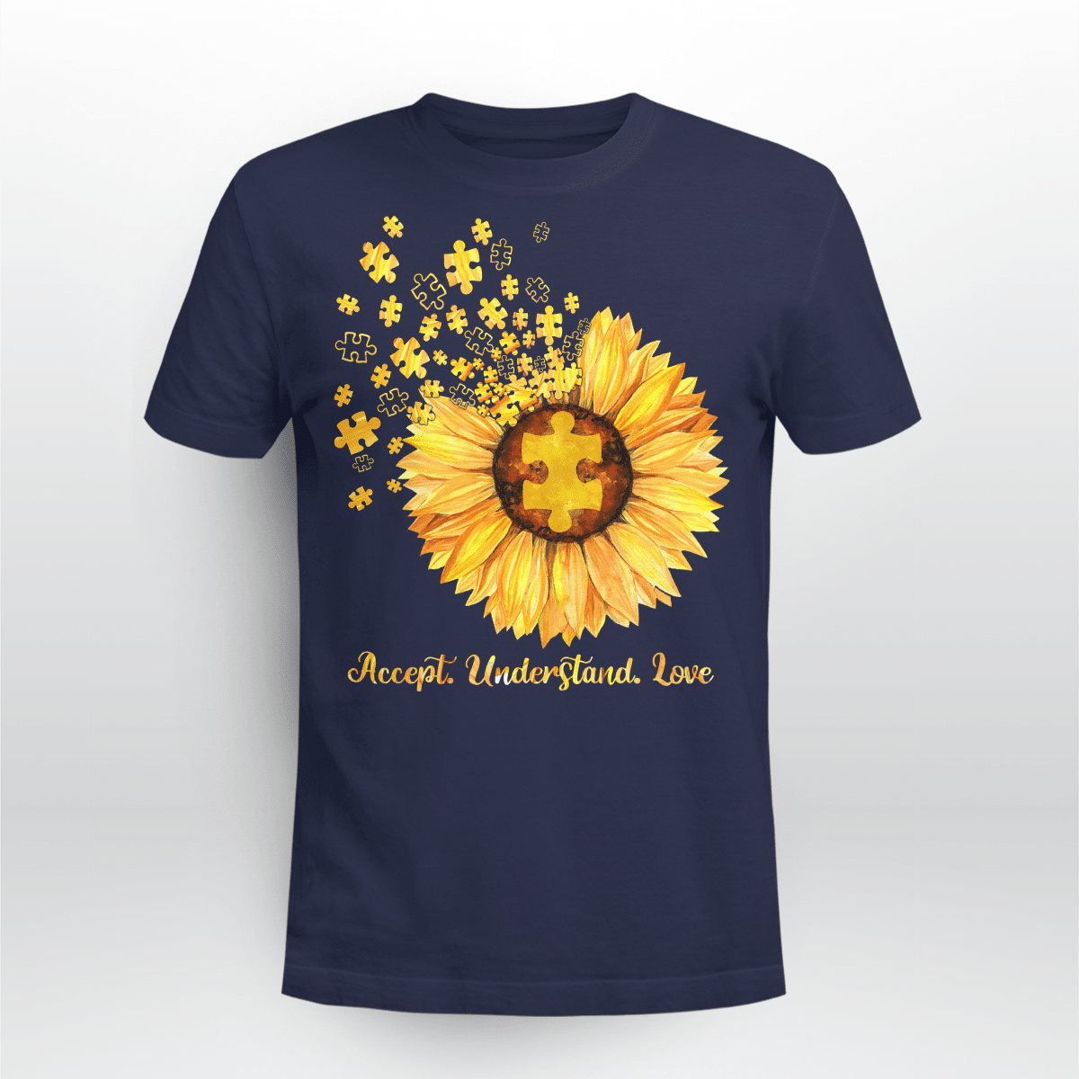 Act understand love The Autism T-Shirt, Gift for People with Depression,