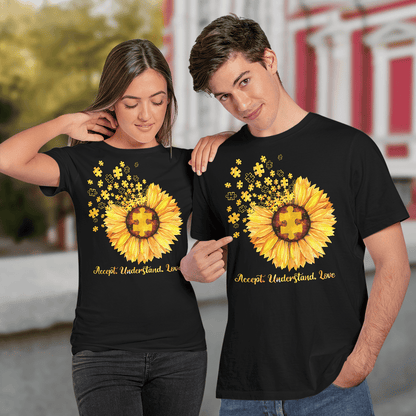 Act understand love The Autism T-Shirt, Gift for People with Depression,