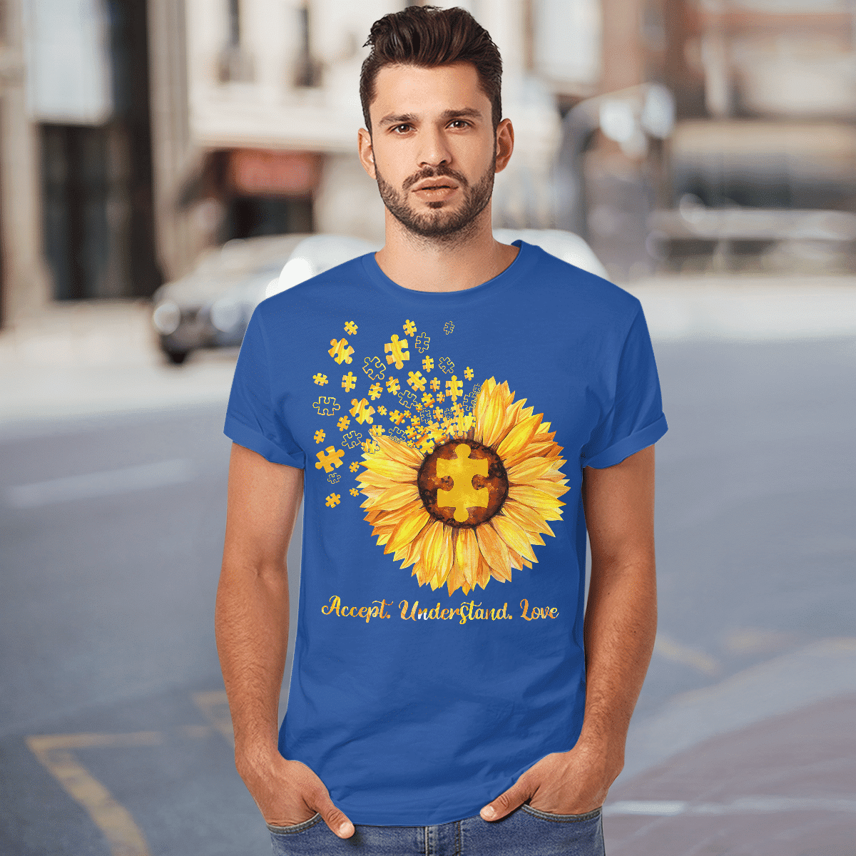 Act understand love The Autism T-Shirt, Gift for People with Depression,