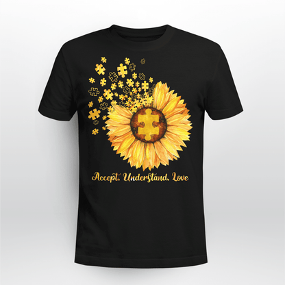 Act understand love The Autism T-Shirt, Gift for People with Depression,