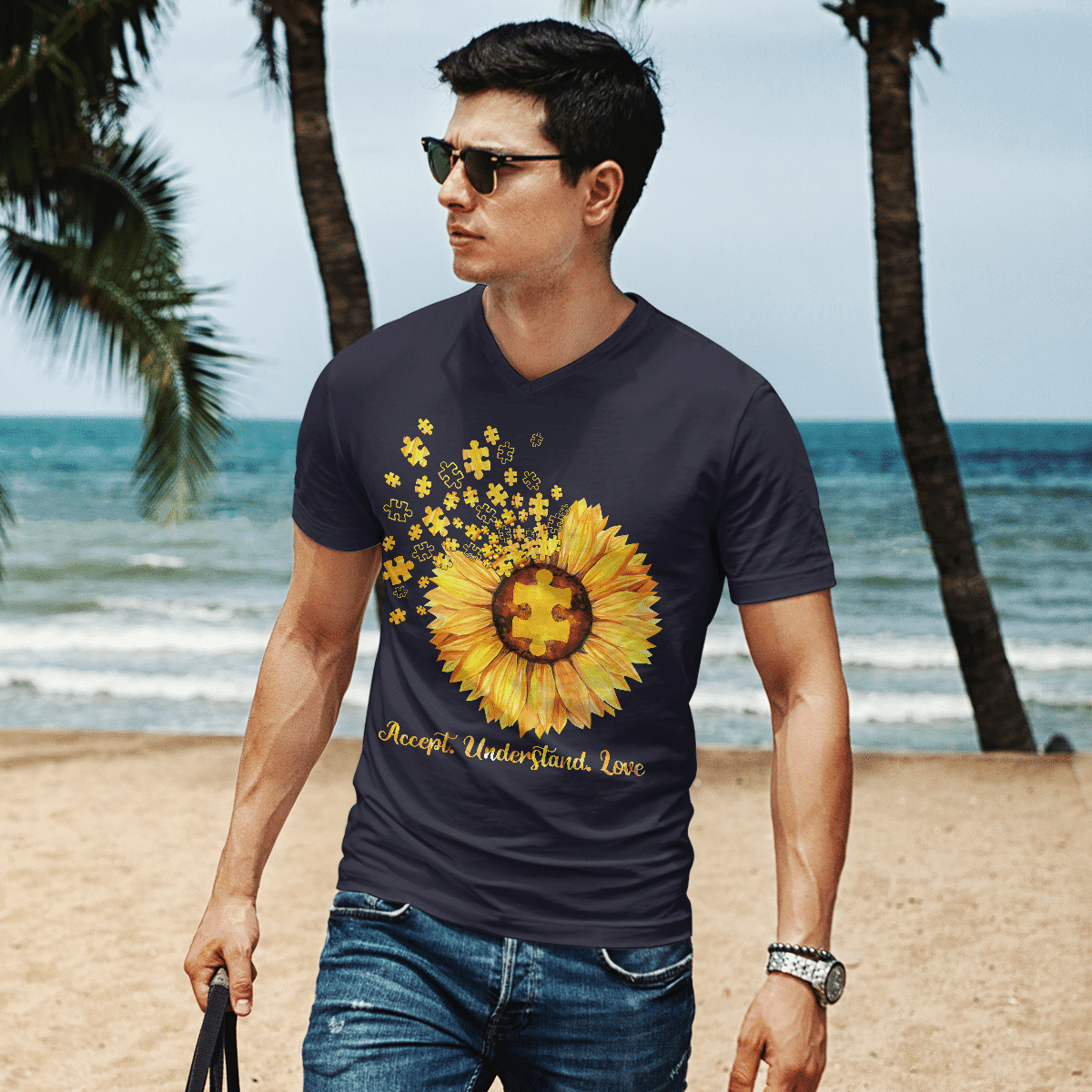 Act understand love The Autism T-Shirt, Gift for People with Depression,