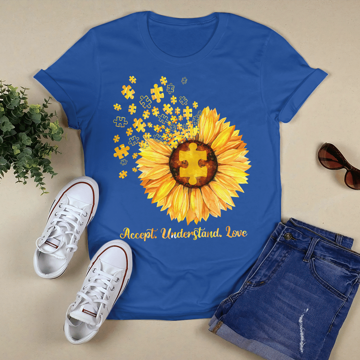 Act understand love The Autism T-Shirt, Gift for People with Depression,
