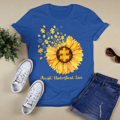 Act understand love The Autism T-Shirt, Gift for People with Depression,