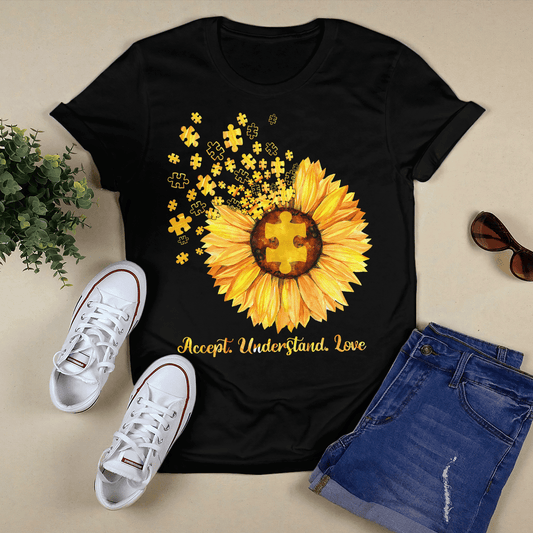 Act understand love The Autism T-Shirt, Gift for People with Depression,
