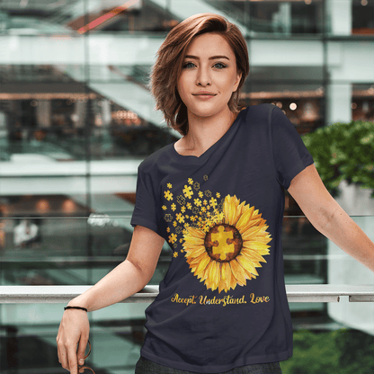 Act understand love The Autism T-Shirt, Gift for People with Depression,
