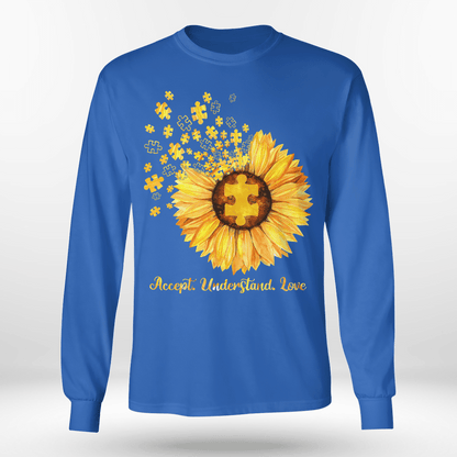 Act understand love The Autism T-Shirt, Gift for People with Depression,