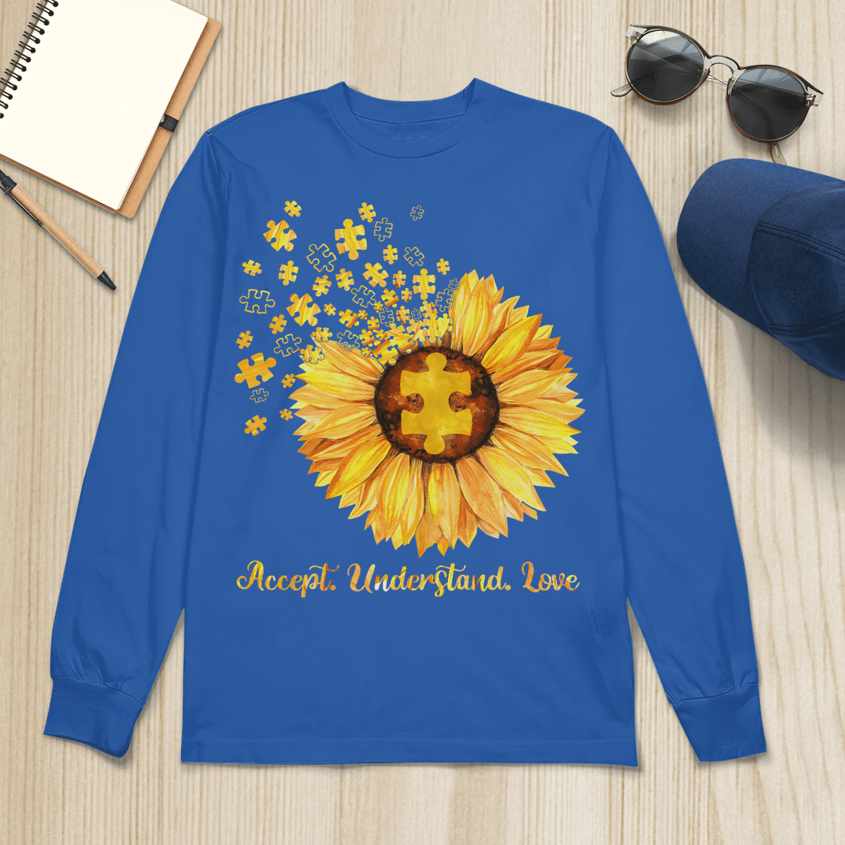 Act understand love The Autism T-Shirt, Gift for People with Depression,
