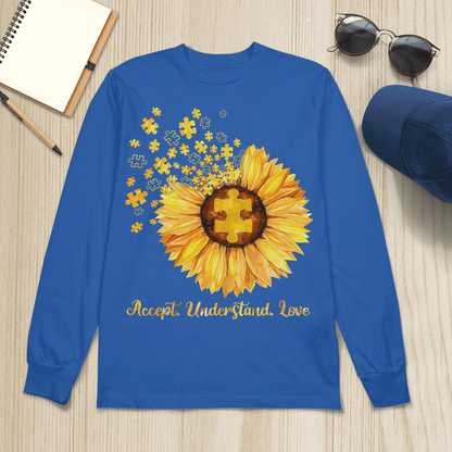 Act understand love The Autism T-Shirt, Gift for People with Depression,