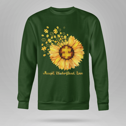 Act understand love The Autism T-Shirt, Gift for People with Depression,