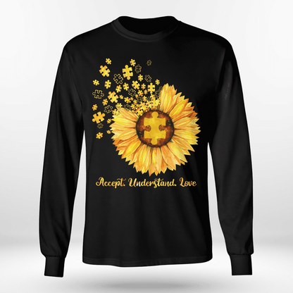 Act understand love The Autism T-Shirt, Gift for People with Depression,