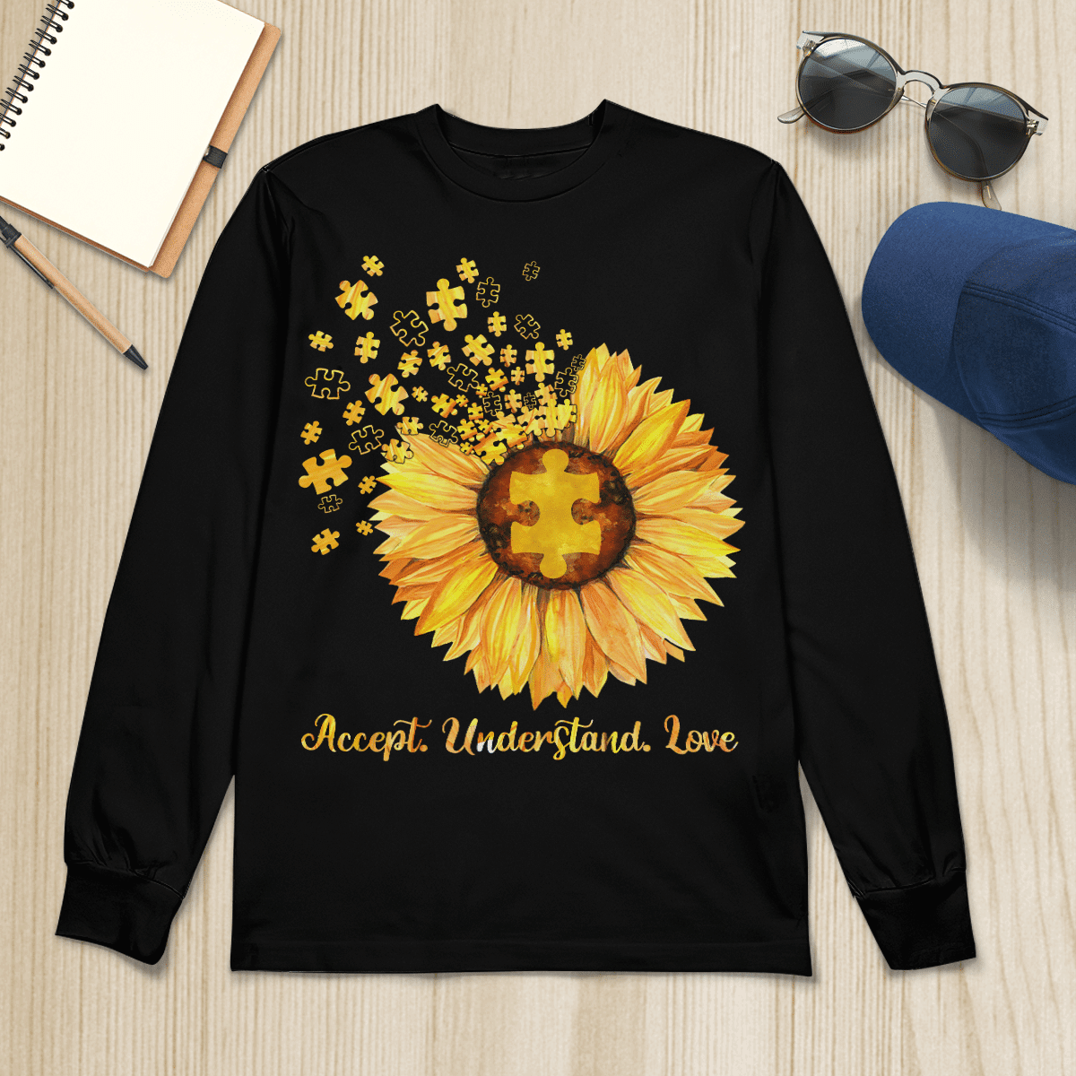 Act understand love The Autism T-Shirt, Gift for People with Depression,