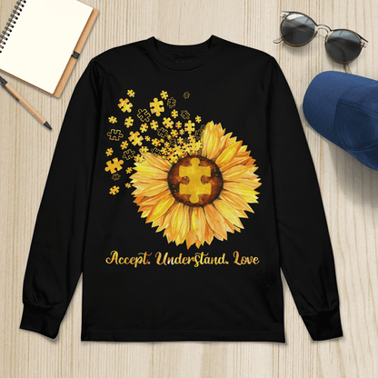 Act understand love The Autism T-Shirt, Gift for People with Depression,