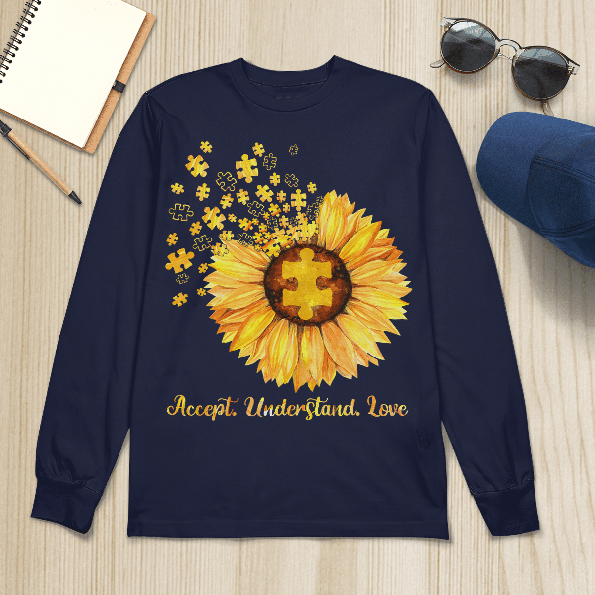 Act understand love The Autism T-Shirt, Gift for People with Depression,