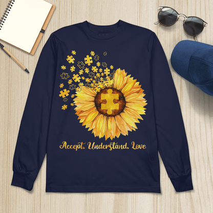 Act understand love The Autism T-Shirt, Gift for People with Depression,