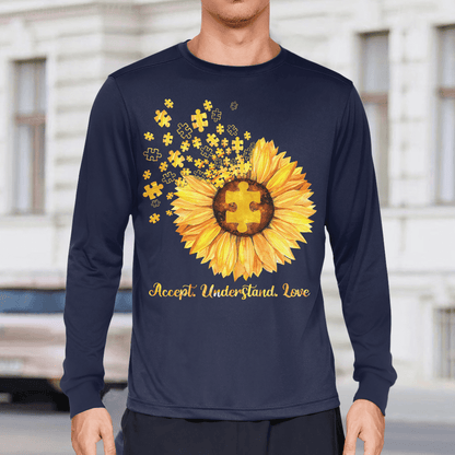 Act understand love The Autism T-Shirt, Gift for People with Depression,