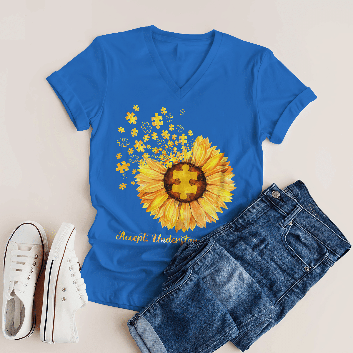 Act understand love The Autism T-Shirt, Gift for People with Depression,