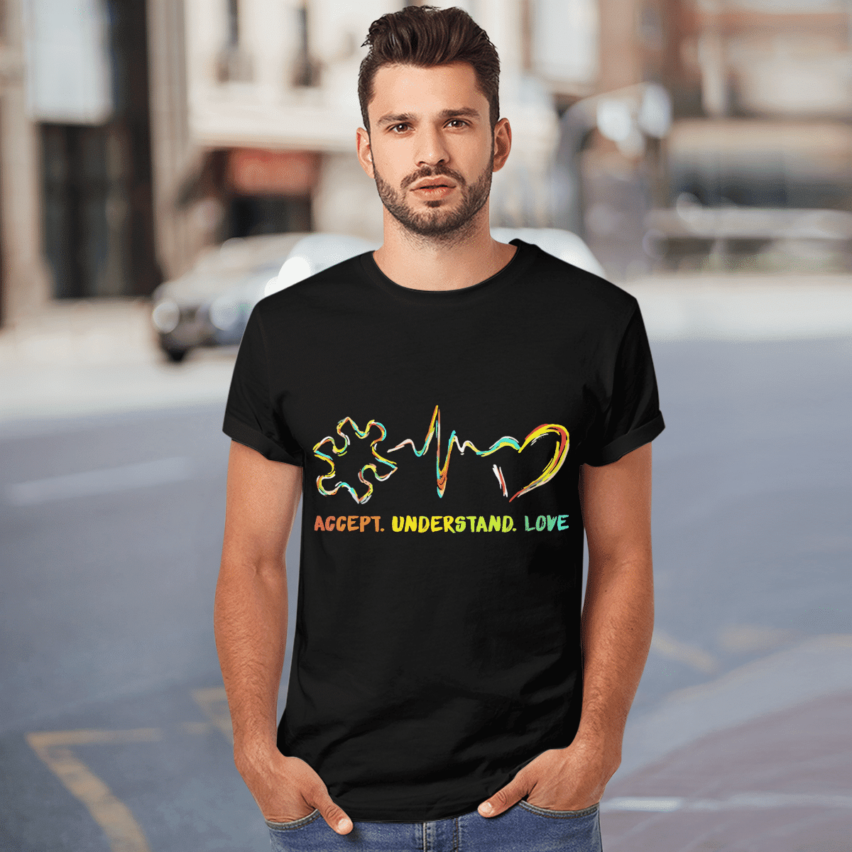 Autism Awareness The Autism T-Shirt, Gift for People with Depression,
