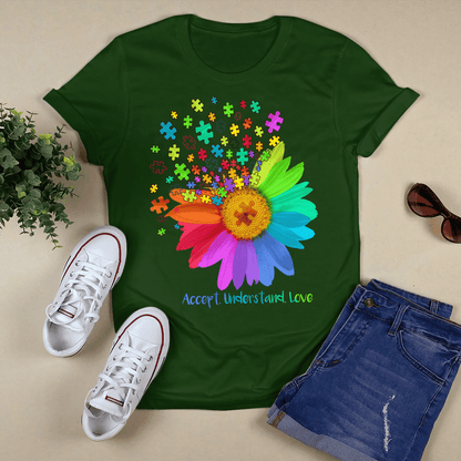 Act understand love The Autism T-Shirt, Gift for People with Depression,