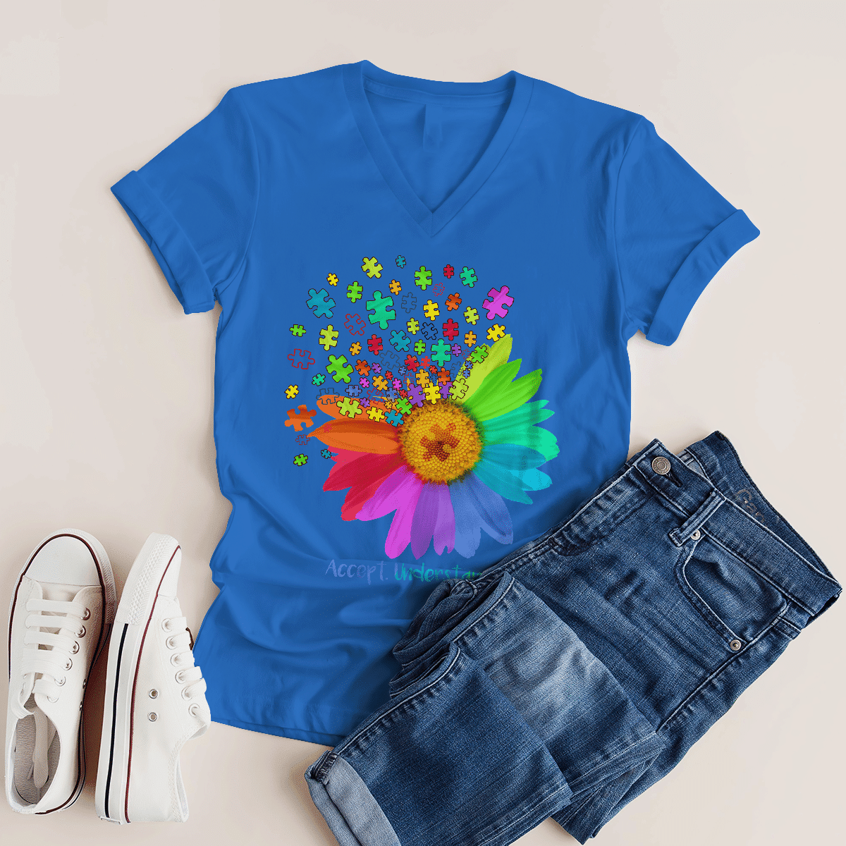 Act understand love The Autism T-Shirt, Gift for People with Depression,