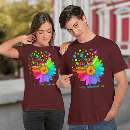 Act understand love The Autism T-Shirt, Gift for People with Depression,
