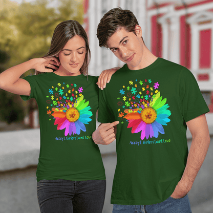 Act understand love The Autism T-Shirt, Gift for People with Depression,
