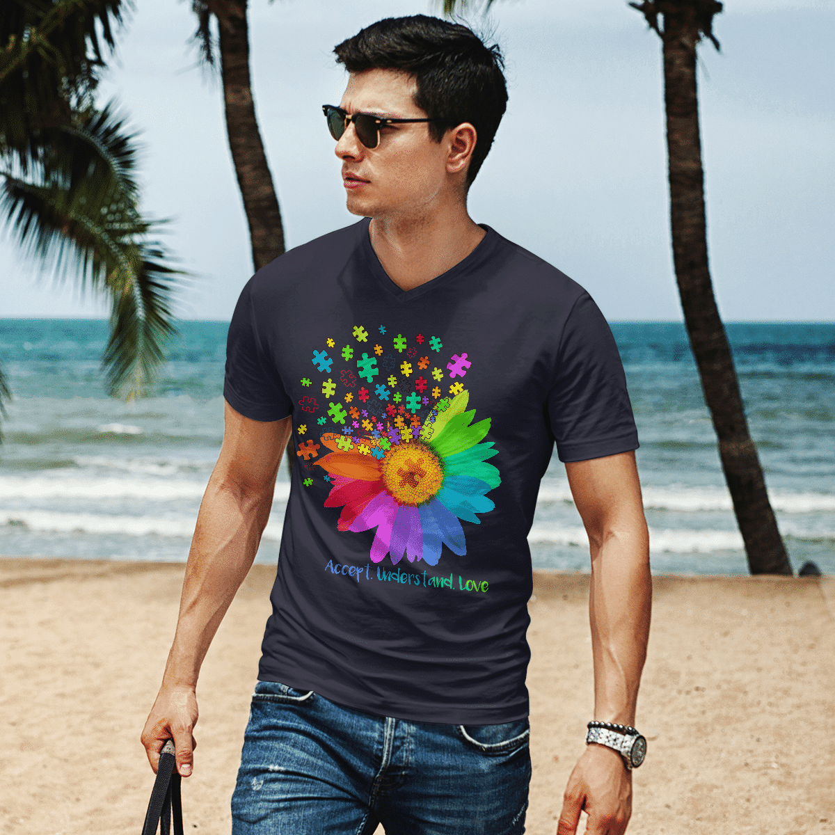 Act understand love The Autism T-Shirt, Gift for People with Depression,