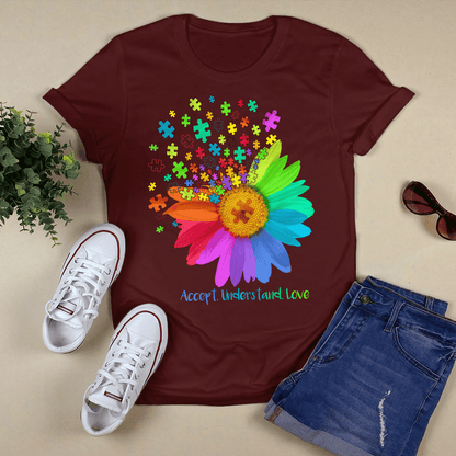 Act understand love The Autism T-Shirt, Gift for People with Depression,
