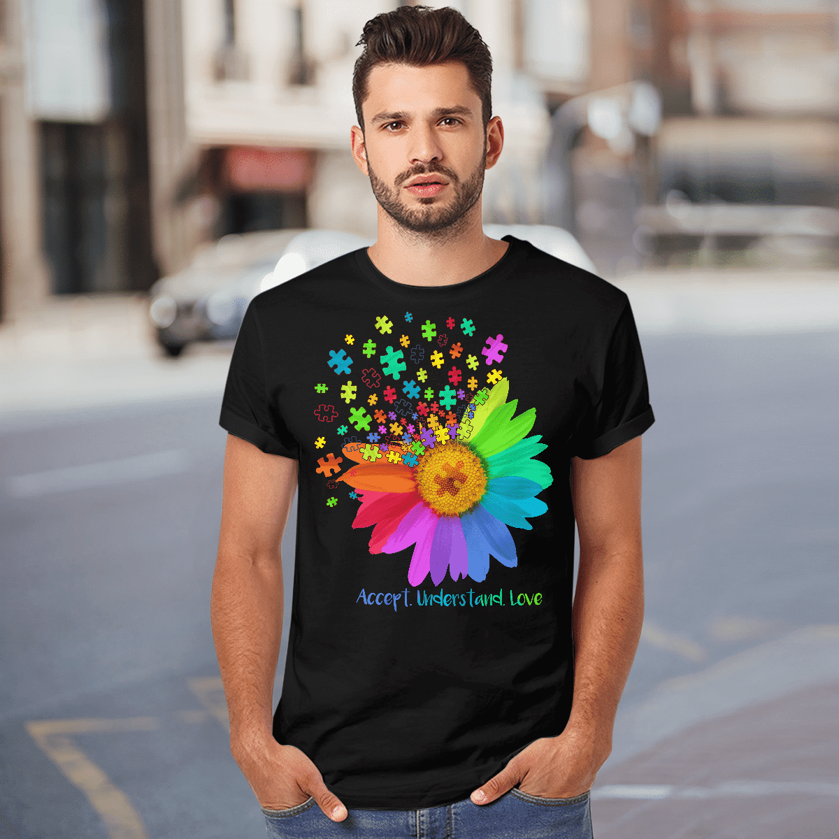 Act understand love The Autism T-Shirt, Gift for People with Depression,
