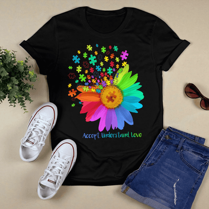 Act understand love The Autism T-Shirt, Gift for People with Depression,