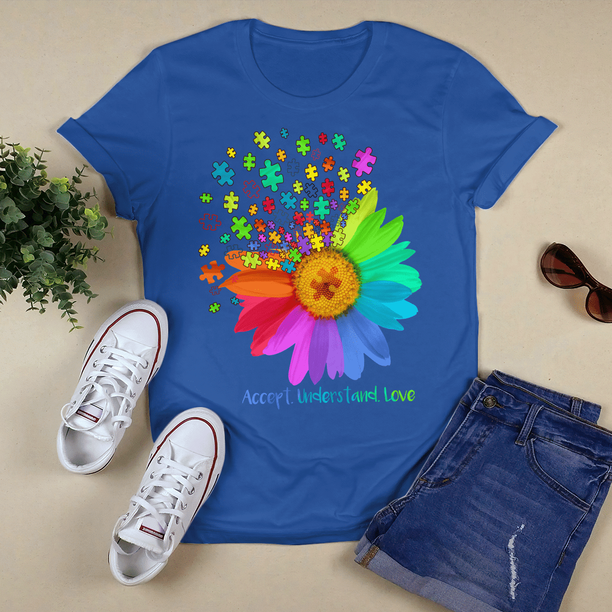 Act understand love The Autism T-Shirt, Gift for People with Depression,