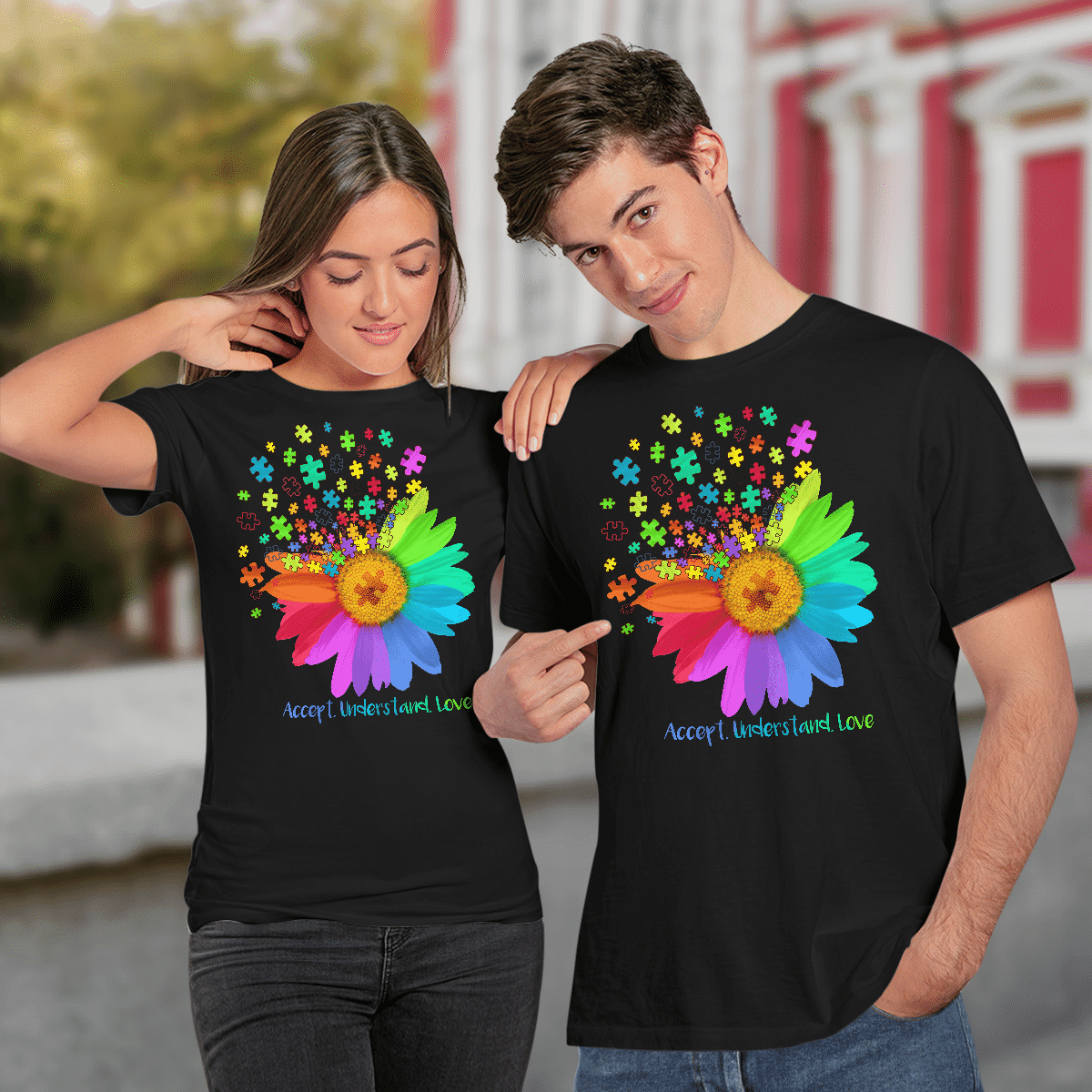 Act understand love The Autism T-Shirt, Gift for People with Depression,