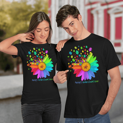 Act understand love The Autism T-Shirt, Gift for People with Depression,