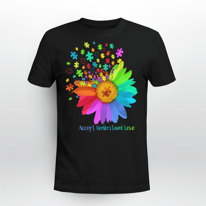 Act understand love The Autism T-Shirt, Gift for People with Depression,