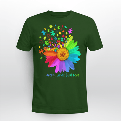 Act understand love The Autism T-Shirt, Gift for People with Depression,
