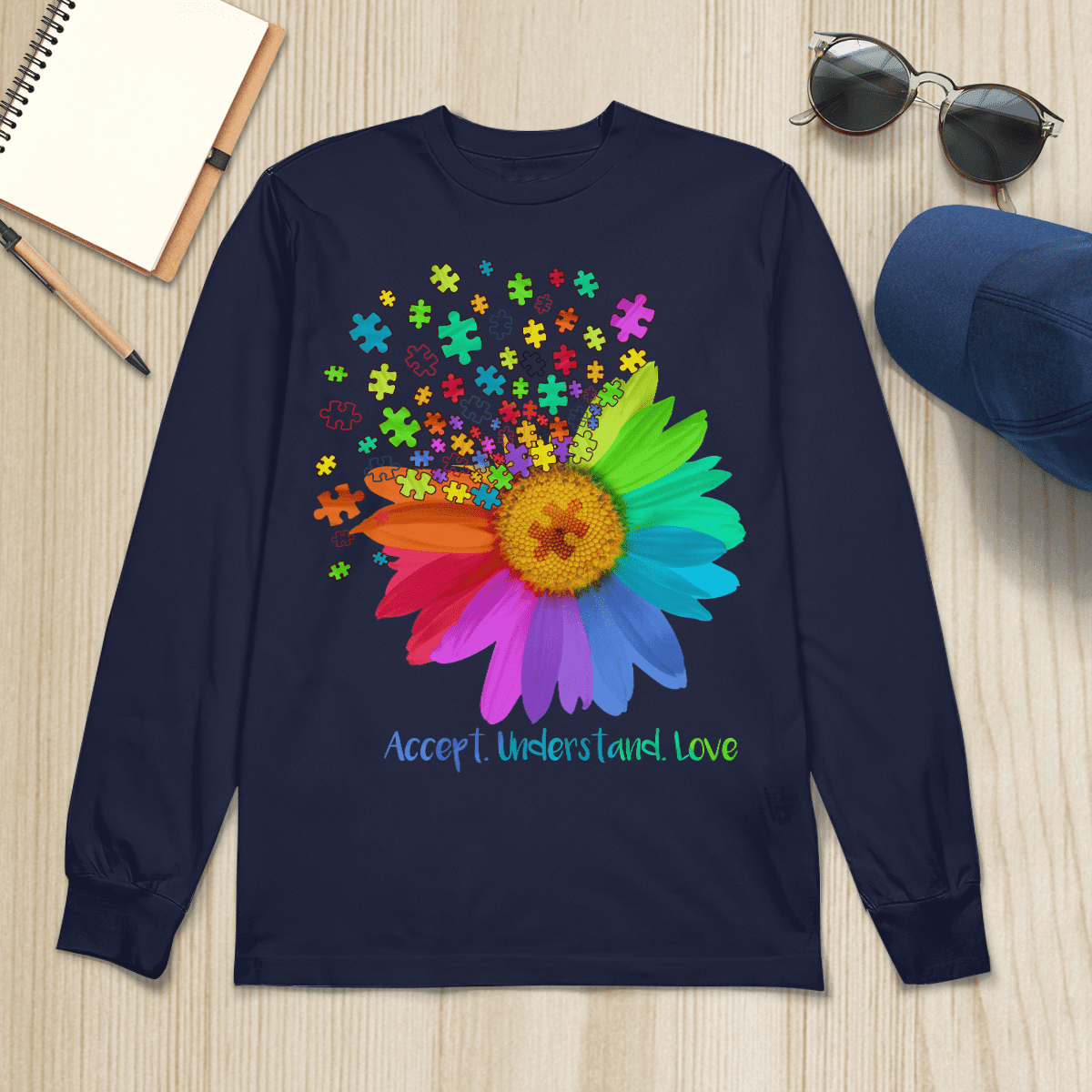 Act understand love The Autism T-Shirt, Gift for People with Depression,