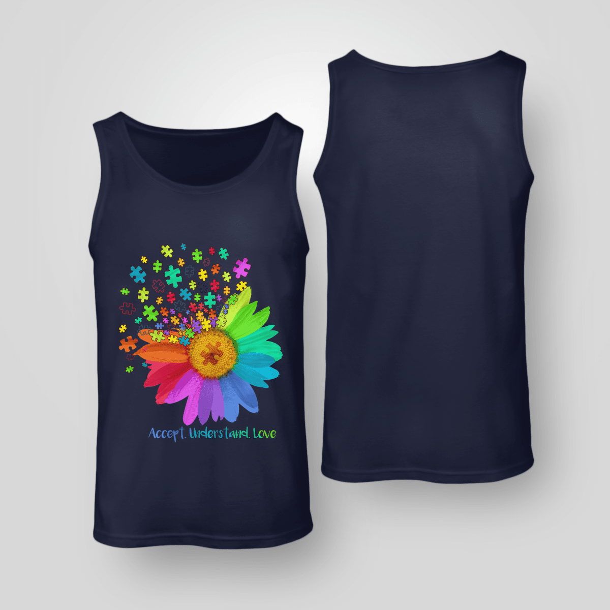 Act understand love The Autism T-Shirt, Gift for People with Depression,