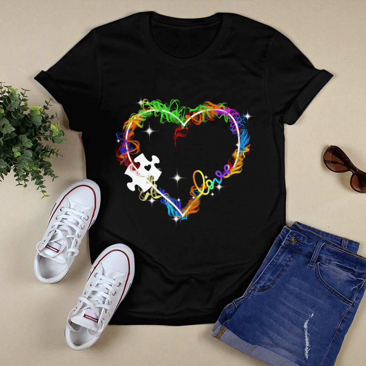 Autism love The Autism T-Shirt, Gift for People with Depression,
