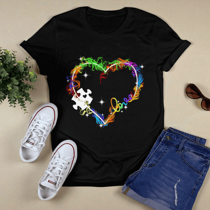 Autism love The Autism T-Shirt, Gift for People with Depression,