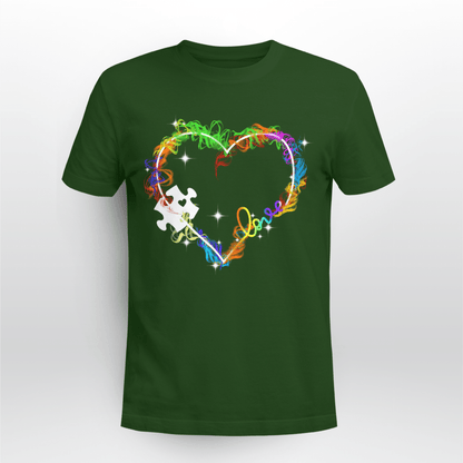 Autism love The Autism T-Shirt, Gift for People with Depression,