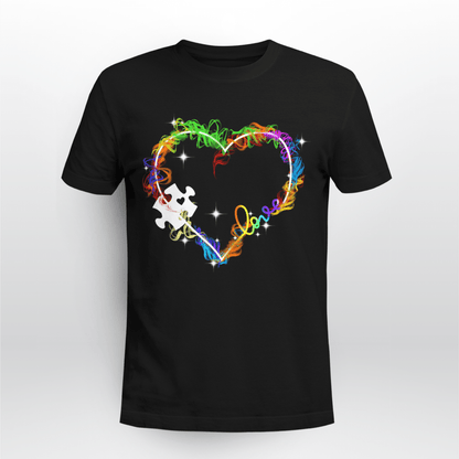 Autism love The Autism T-Shirt, Gift for People with Depression,