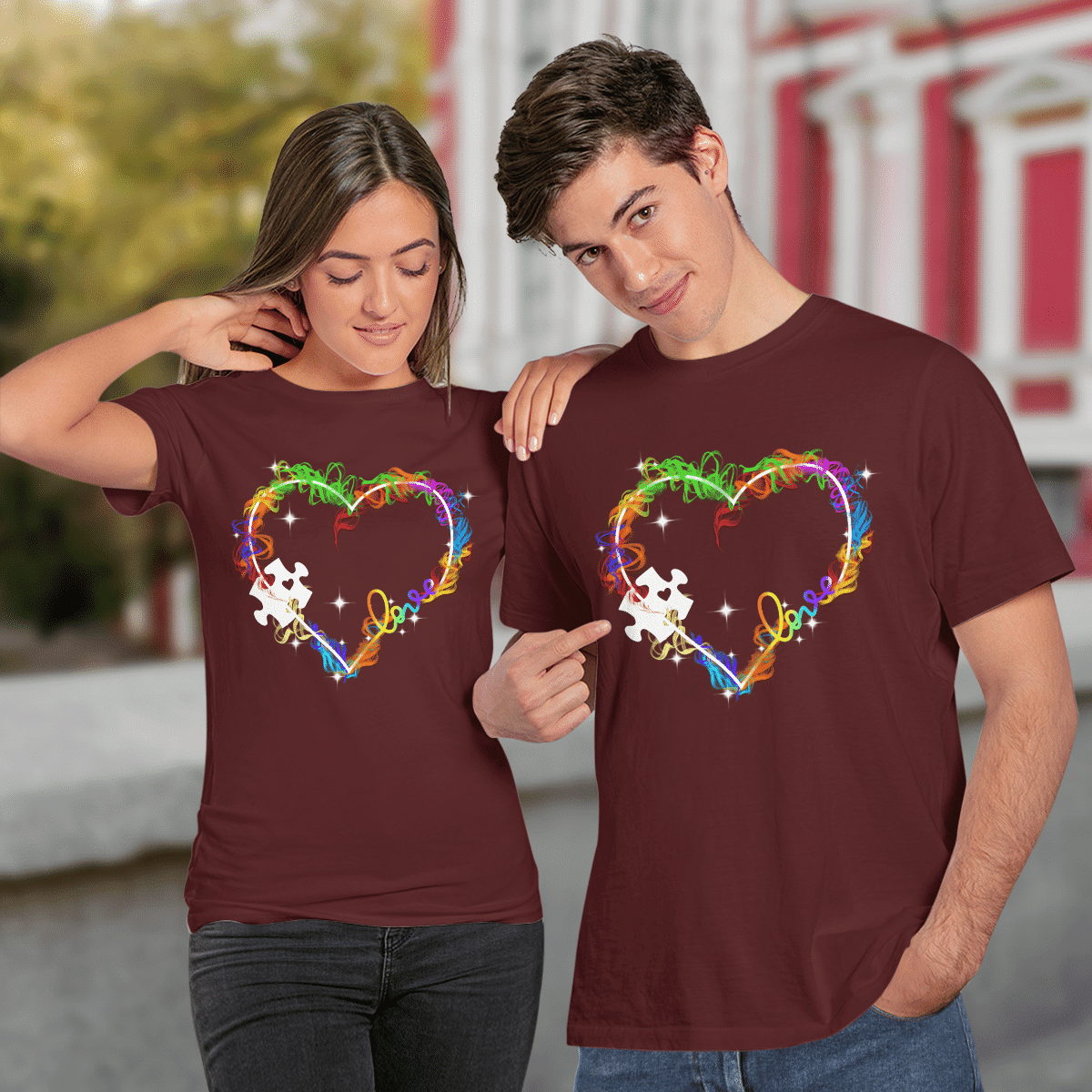 Autism love The Autism T-Shirt, Gift for People with Depression,