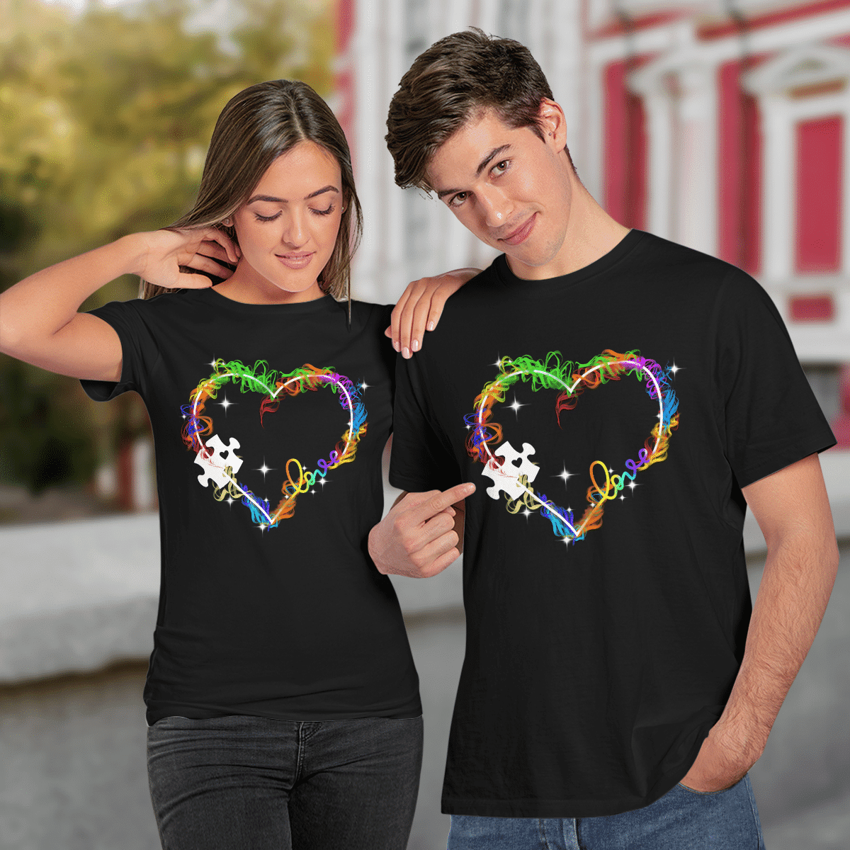 Autism love The Autism T-Shirt, Gift for People with Depression,