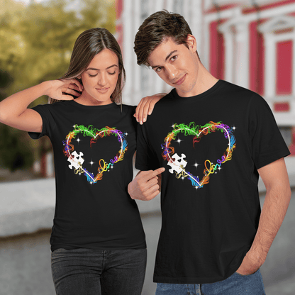 Autism love The Autism T-Shirt, Gift for People with Depression,