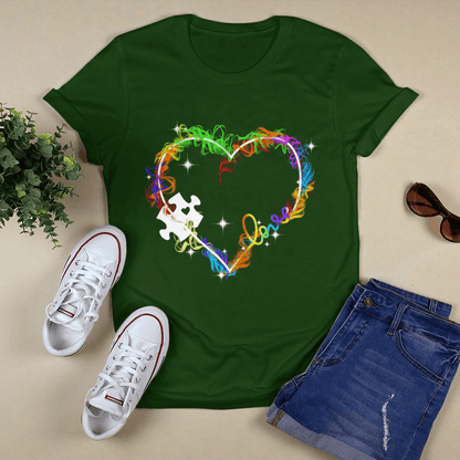 Autism love The Autism T-Shirt, Gift for People with Depression,