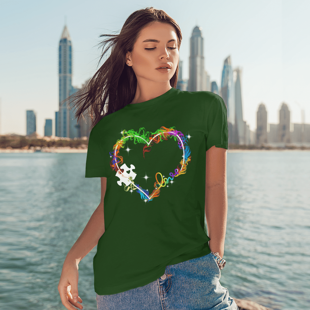 Autism love The Autism T-Shirt, Gift for People with Depression,
