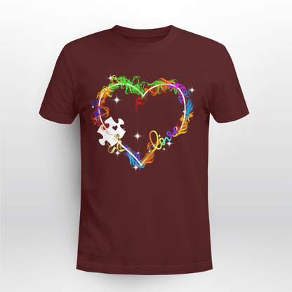 Autism love The Autism T-Shirt, Gift for People with Depression,